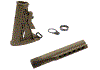 UTG PRO Made in USA 6-Position Mil-spec Stock Assembly - Flat Dark Earth
